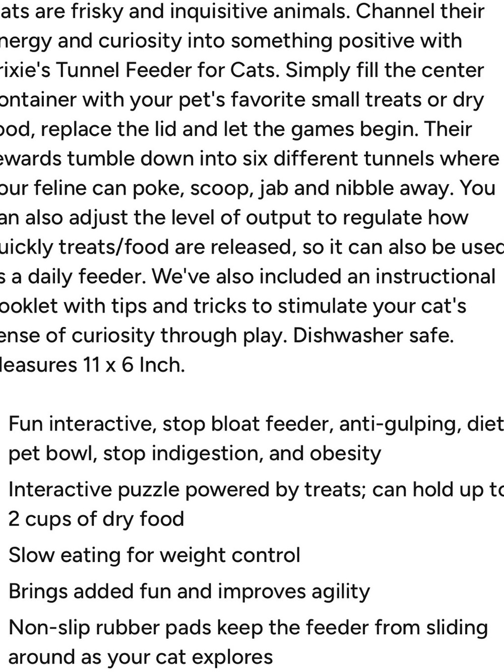 Interactive Cat Slow Feeder & Treat Dispenser - Light Blue - Picture 5 of 5